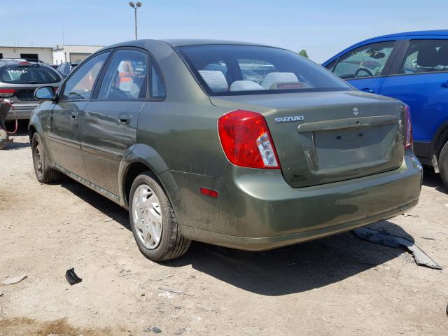 KL5JD56Z75K109004 - 2005 SUZUKI FORENZA S GREEN photo 3