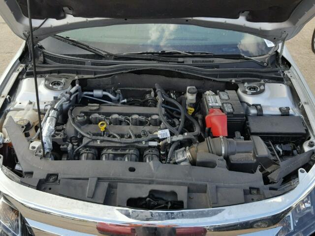 3FAHP0JA1CR331296 - 2012 FORD FUSION SEL SILVER photo 7