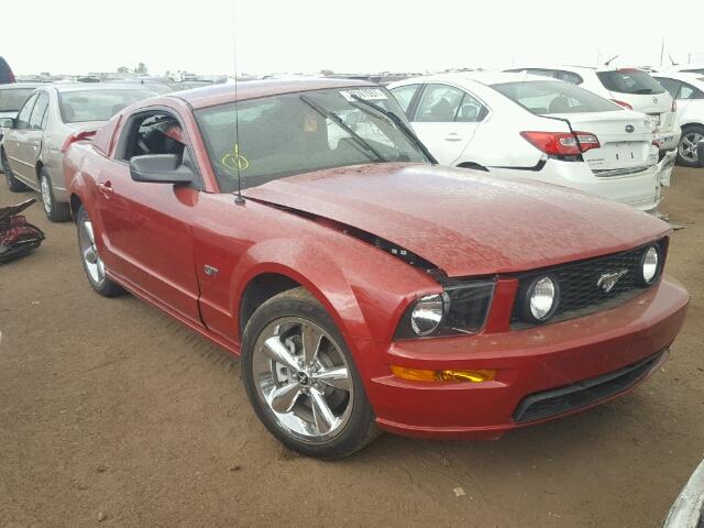 1ZVHT82HX85201637 - 2008 FORD MUSTANG GT RED photo 1