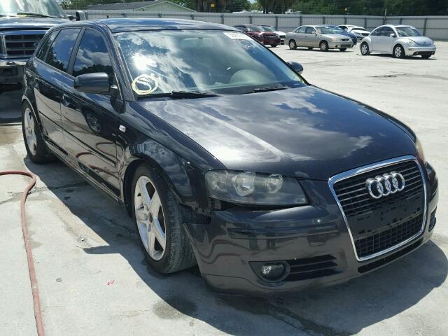 WAUMF78P46A176513 - 2006 AUDI A3 2.0 SPO BLACK photo 1