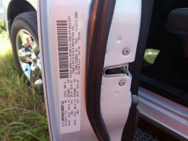 1C6RR6LTXFS565527 - 2015 RAM 1500 SILVER photo 10