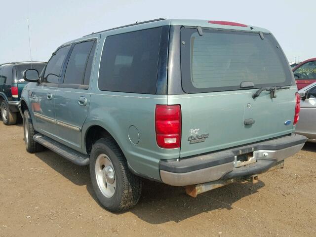 1FMEU18W5VLC08904 - 1997 FORD EXPEDITION TEAL photo 3