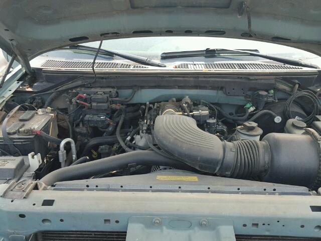 1FMEU18W5VLC08904 - 1997 FORD EXPEDITION TEAL photo 7