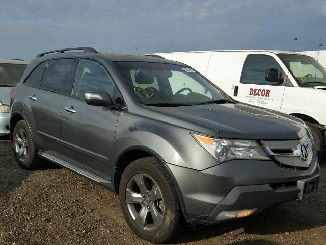 2HNYD28847H520473 - 2007 ACURA MDX SPORT CHARCOAL photo 1