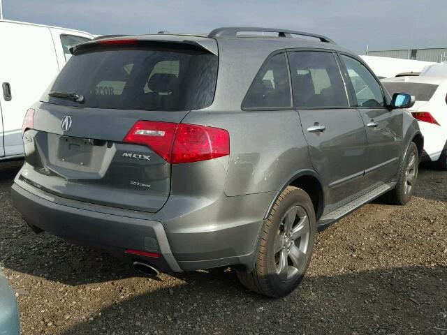 2HNYD28847H520473 - 2007 ACURA MDX SPORT CHARCOAL photo 4