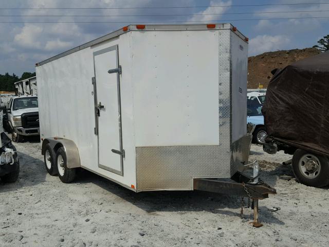 5WKBE1627E1026616 - 2014 UTILITY TRAILER WHITE photo 1