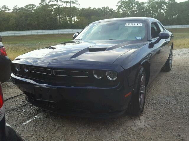 2C3CDZAG7GH107509 - 2016 DODGE CHALLENGER BLUE photo 2