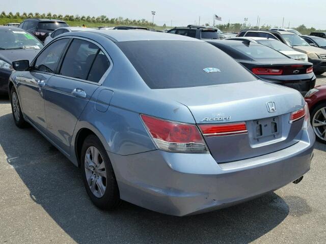 1HGCP2F42BA148096 - 2011 HONDA ACCORD BLUE photo 3