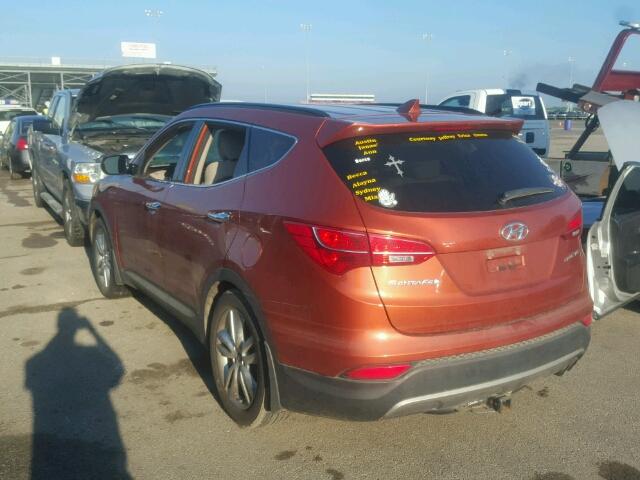 5XYZU3LA7DG058849 - 2013 HYUNDAI SANTA FE S 橙色 照片 3