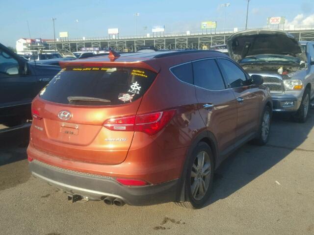 5XYZU3LA7DG058849 - 2013 HYUNDAI SANTA FE S 橙色 照片 4