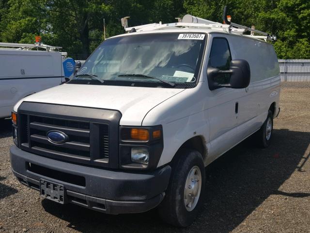 1FTNE2EL1BDB09777 - 2011 FORD ECONOLINE WHITE photo 2