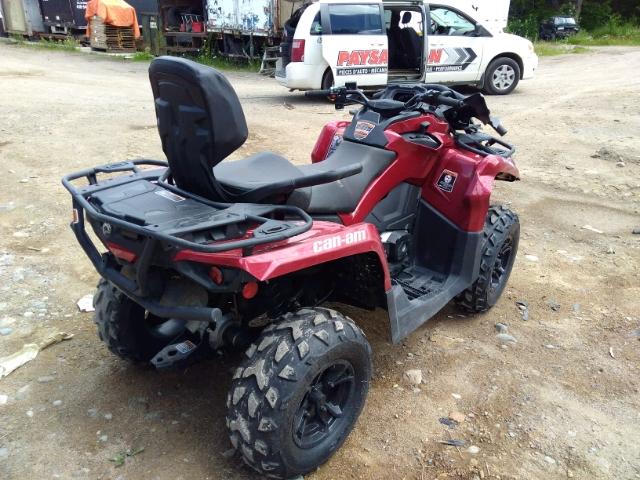 3JBLPAT41JJ000945 - 2018 CAN-AM OUTLANDER RED photo 4