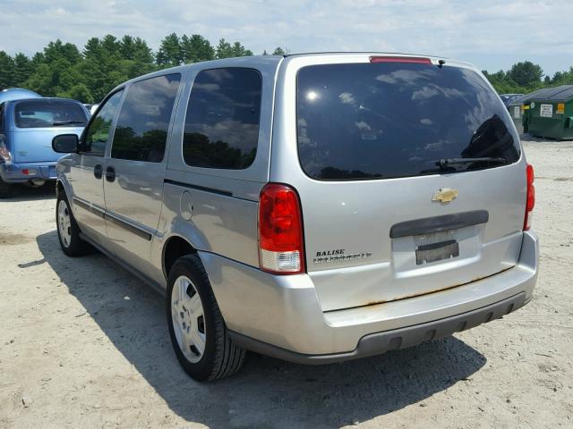 1GNDV23LX6D166121 - 2006 CHEVROLET UPLANDER L 银色 照片 3