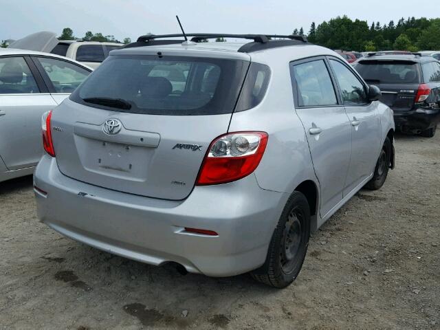 2T1LE40E39C004418 - 2009 TOYOTA COROLLA MA SILVER photo 4