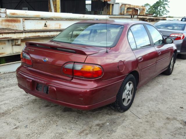 1G1NE52J93M587685 - 2003 CHEVROLET MALIBU LS MAROON photo 4