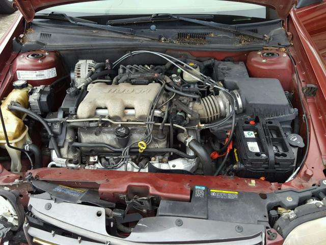 1G1NE52J93M587685 - 2003 CHEVROLET MALIBU LS MAROON photo 7