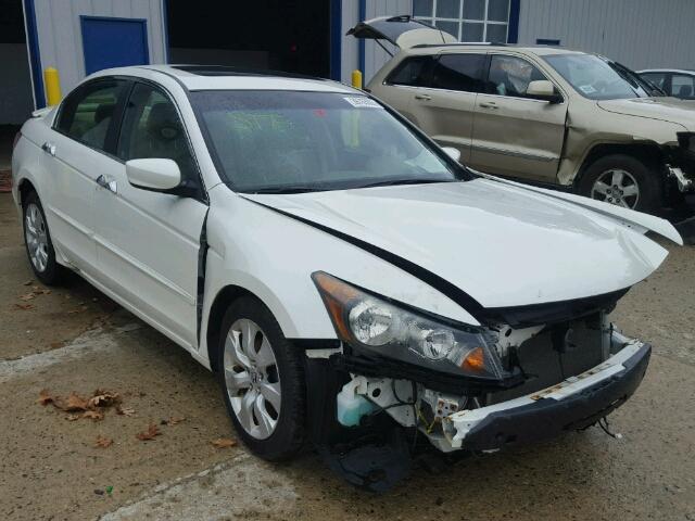 1HGCP3F87AA002476 - 2010 HONDA ACCORD EXL WHITE photo 1