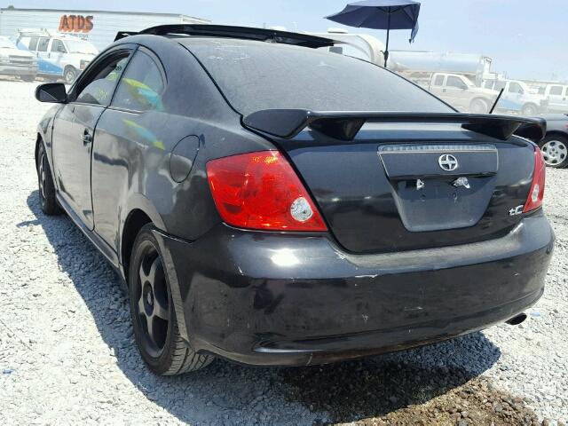 JTKDE177X60071784 - 2006 TOYOTA SCION TC 黑色 照片 3