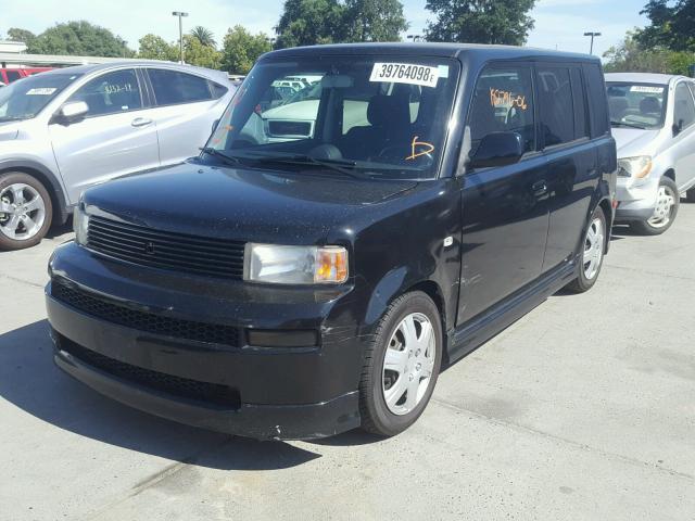 JTLKT334164058012 - 2006 TOYOTA SCION XB შავი ფოტო 2