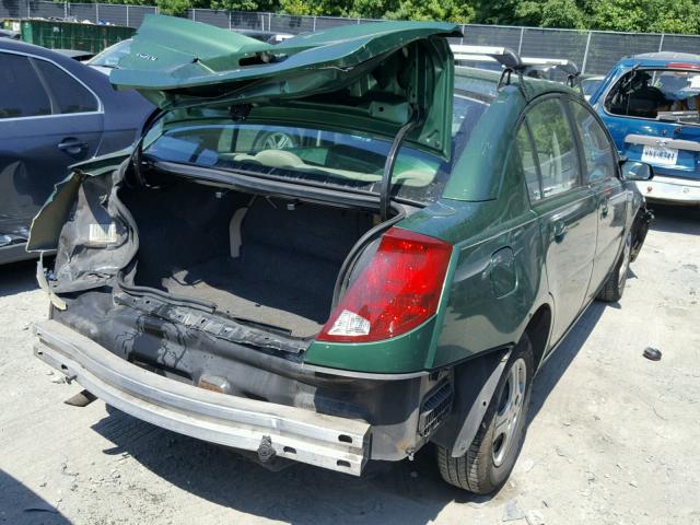 1G8AZ52F24Z133248 - 2004 SATURN ION LEVEL GREEN photo 4