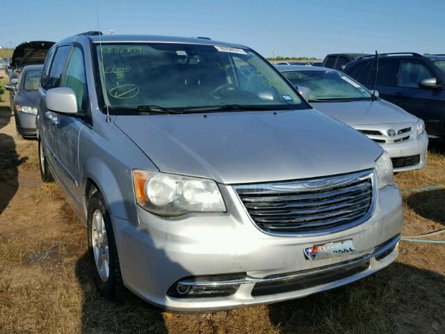 2C4RC1BG7CR157873 - 2012 CHRYSLER TOWN & COU SILVER photo 1