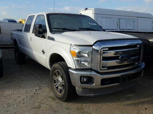 1FT8W3BT4DEA63220 - 2013 FORD F350 SUPER WHITE photo 1