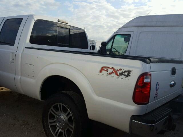 1FT8W3BT4DEA63220 - 2013 FORD F350 SUPER WHITE photo 3