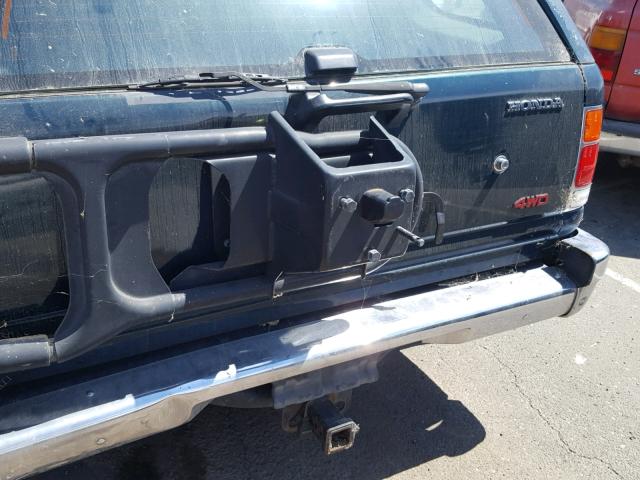 4S6CM58V0V4412842 - 1997 HONDA PASSPORT E GREEN photo 9