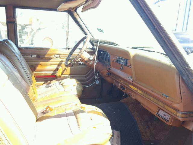 1JCNA15N5BT023996 - 1981 JEEP WAGONEER BROWN photo 5