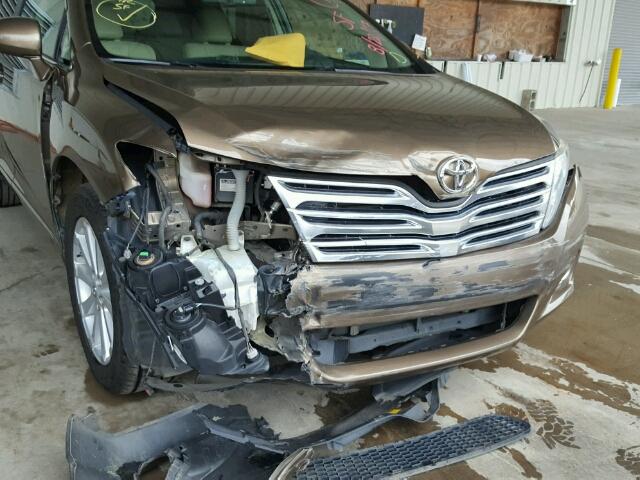 4T3BE11A49U006318 - 2009 TOYOTA VENZA GOLD photo 9