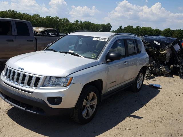 1J4NT1FAXBD288876 - 2011 JEEP COMPASS SP SILVER photo 2