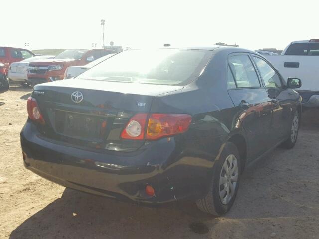 JTDBL40E599036746 - 2009 TOYOTA COROLLA BLACK photo 4