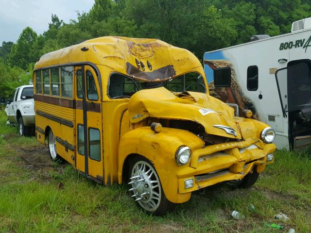 N0V1N39766648 - 1954 CHEVROLET BUS YELLOW photo 1