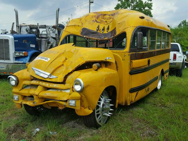 N0V1N39766648 - 1954 CHEVROLET BUS YELLOW photo 2