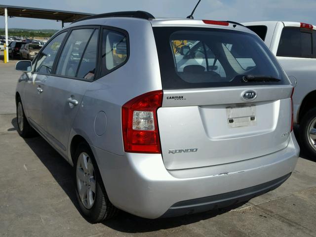 KNAFG526087135922 - 2008 KIA RONDO LX SILVER photo 3