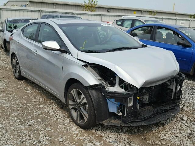 KMHDH4AH6EU069079 - 2014 HYUNDAI ELANTRA SE SILVER photo 1