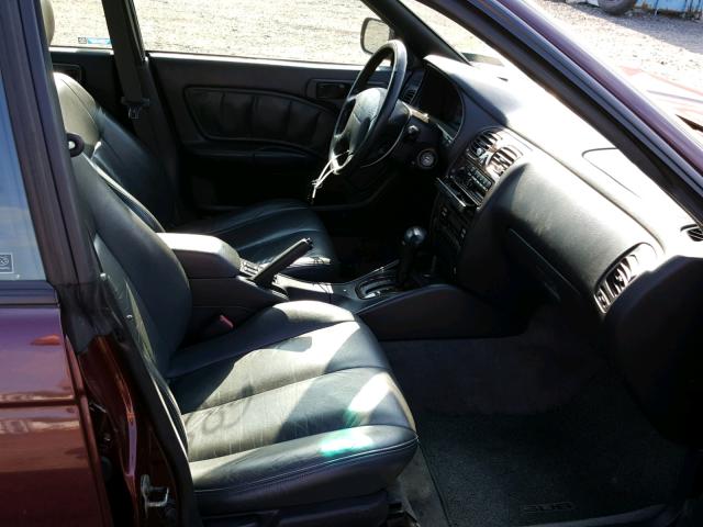 4S3BD6859X7263069 - 1999 SUBARU LEGACY 30T BURGUNDY photo 5