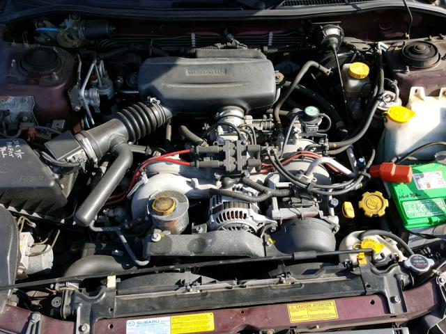 4S3BD6859X7263069 - 1999 SUBARU LEGACY 30T BURGUNDY photo 7