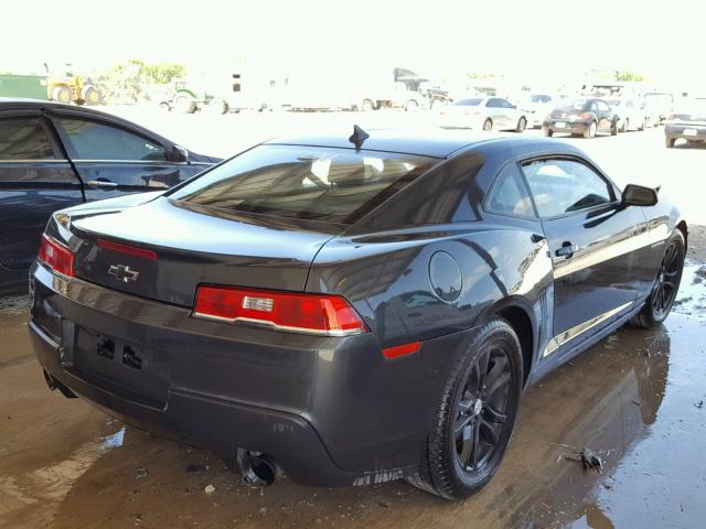 2G1FA1E30E9202066 - 2014 CHEVROLET CAMARO LS GRAY photo 4