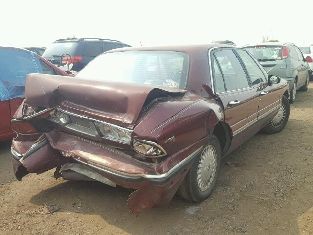 1G4HP52K1WH492019 - 1998 BUICK LESABRE CU MAROON photo 4