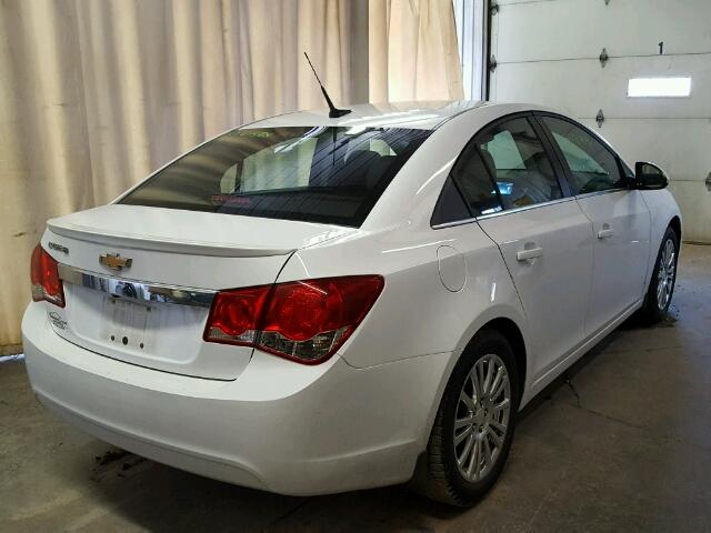 1G1PH5SB3D7108136 - 2013 CHEVROLET CRUZE ECO WHITE photo 4