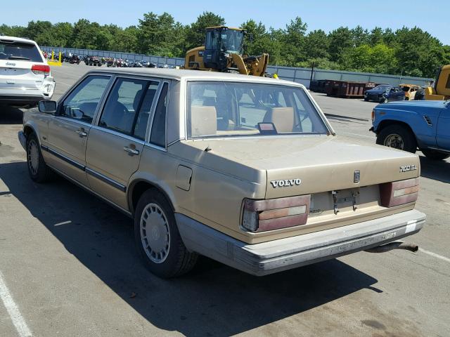 YV1FA8847L1457846 - 1990 VOLVO 740 BASE GOLD photo 3