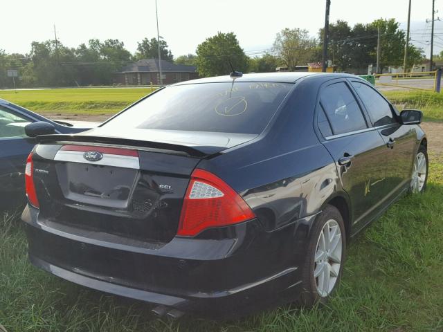 3FAHP0JA8CR114733 - 2012 FORD FUSION BLACK photo 4