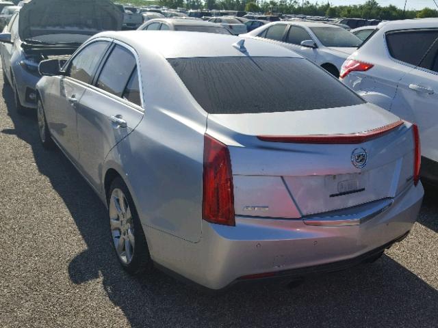 1G6AB5RX2E0146342 - 2014 CADILLAC ATS SILVER photo 3