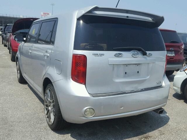 JTLKE50E081054055 - 2008 TOYOTA SCION XB SILVER photo 3