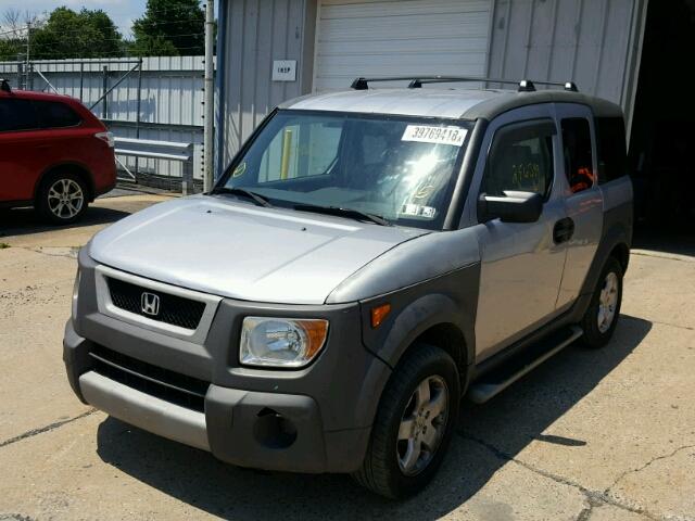 5J6YH28593L005363 - 2003 HONDA ELEMENT EX SILVER photo 2