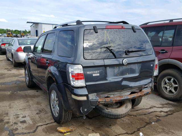 4M2CU87188KJ49622 - 2008 MERCURY MARINER PR GRAY photo 3