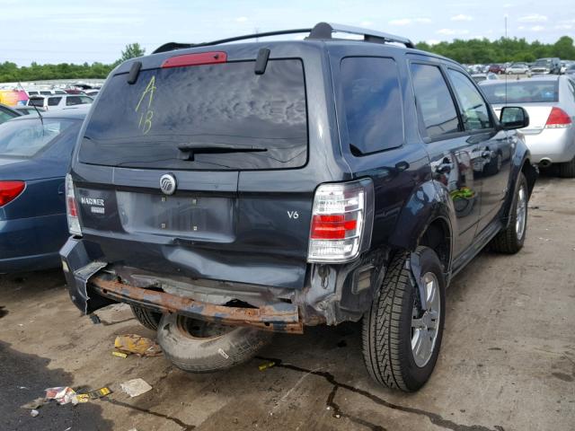 4M2CU87188KJ49622 - 2008 MERCURY MARINER PR GRAY photo 4