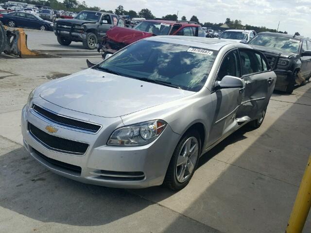 1G1ZD5EU0CF262311 - 2012 CHEVROLET MALIBU SILVER photo 2