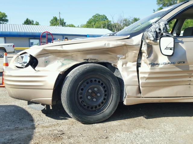 1G2NF52T51M529208 - 2001 PONTIAC GRAND AM S Qızıl foto 10